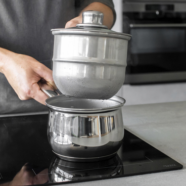 Набір для приготування на водяній бані з антипригарним покриттям Kitchen Craft, 3 пр.