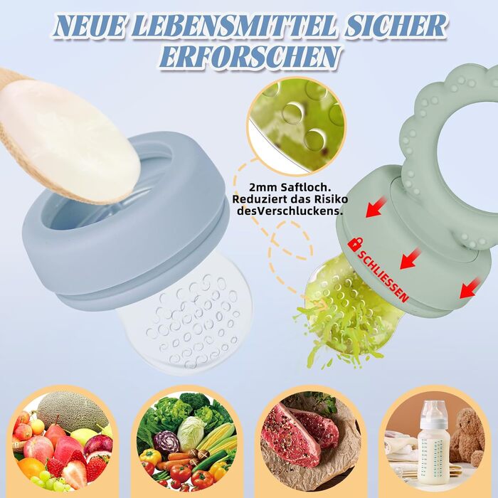 Набір силіконових ніблерів для дітей 2 шт. JONRRYIN