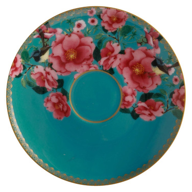 Чашка с блюдцем Maxwell & Williams TEAS&C`S Silk Road Aqua, фарфор, 200 мл