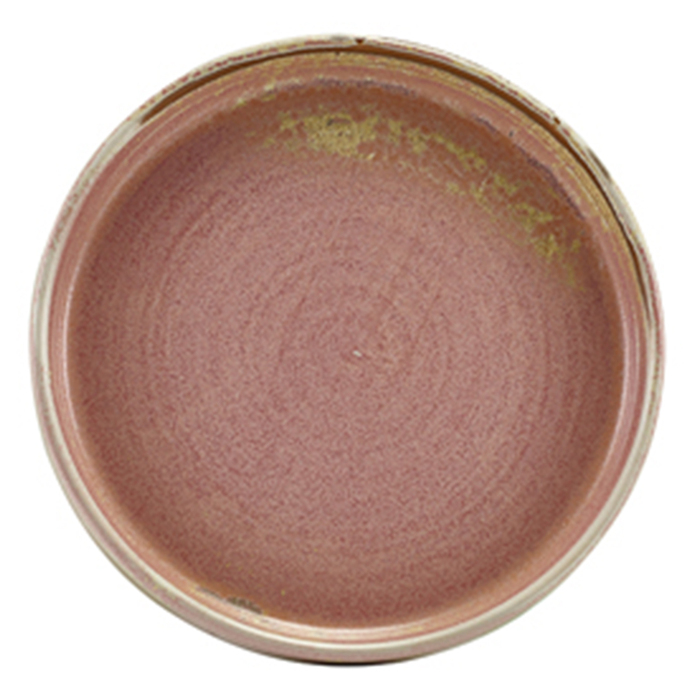 Тарелка презентационная 14x2 см с низким вертикальным бортом, Terra Porcelain Rose Pink, GenWare