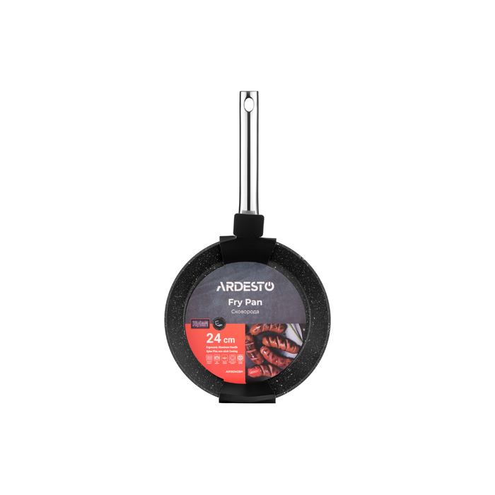 ARDESTO Gemini Abetone Сковорода, 24см, Алюминий, Черный
