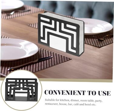 Современный металлический держатель для салфеток 12 х 8,5 см HOMSFOU