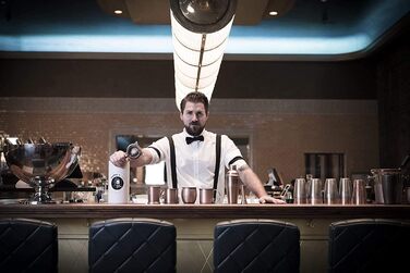 Тримач для серветок 14 х 14 х 10 см срібна Buddy´s Bar