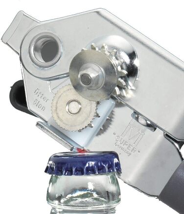 Відкривачка для плоскогубців Westmark з підйомником капсули та кришки, довжина 22 см, сталь/пластик, галантний супер, чорний/червоний, 29412260