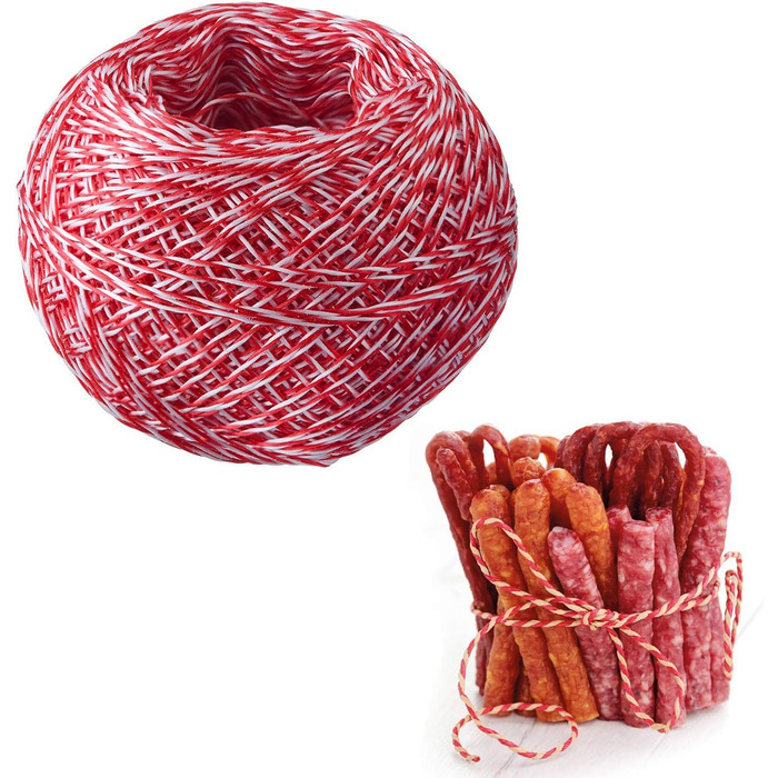 Нитка кухонна 60 м для ковбасок, біло-червона Westmark