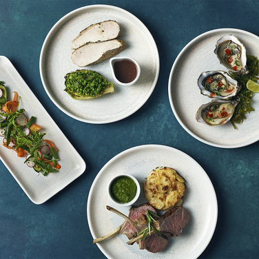 Презентаційна тарілка з бортиком 20.5*h 2.9 см, Terra Porcelain Pearl, GenWare