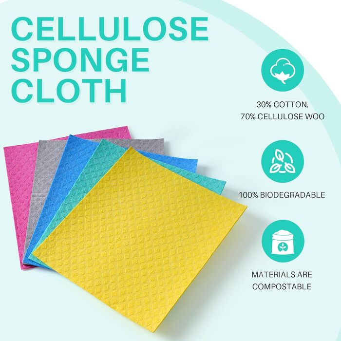 Серветки для прибирання кухні 15 шт 19 х 17 см Votoko