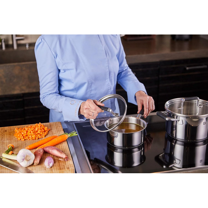 Набор посуды 9 предметов, подходит для индукции, нержавеющая сталь Zwilling