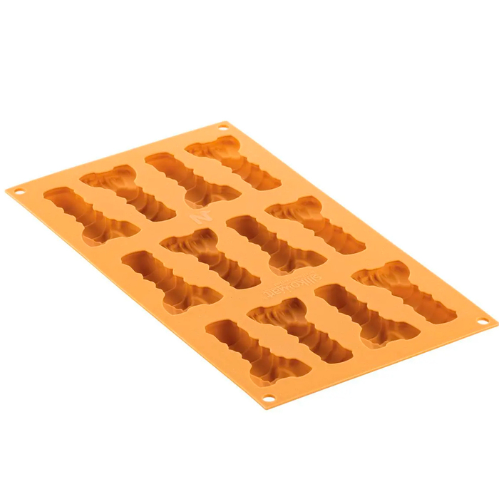 SCAMPO 20 Форма силіконова 'креветка' 81x42h14,5 мм (12x20 мл)