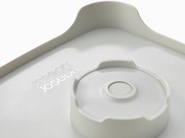 Кухонна мийка, раковина з ручками і зливною пробкою, 9 літрів - темний пластик, Суха раковина (камінь/шавлія)