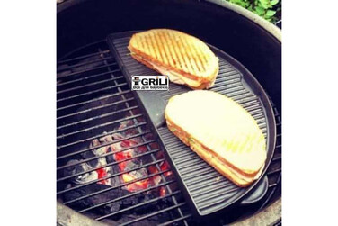 Дошка чавунна 23х46х1см для гриля L Big Green Egg 122988 (CIGHL/104090) Код: 003085