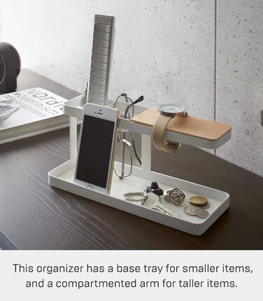 Органайзер для столу, сталевий, один розмір (білий) Vialex