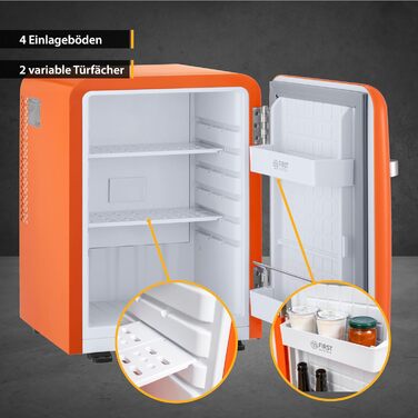 Мини-холодильник 40 л оранжевый TZS First Austria