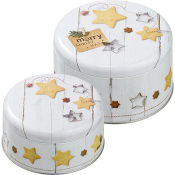 Набір кондитерських коробок маленький, 2 предмета, Merry Christmas RBV Birkmann