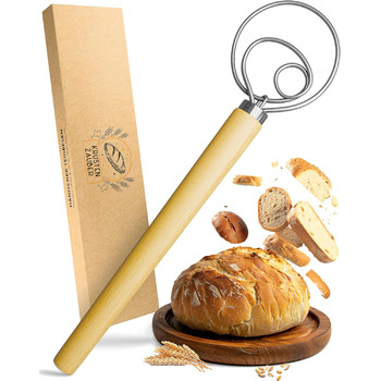 Форма для випікання хліба KRUSTENZAUBER з кришкою та кошиком для розстойки - міцна чавунна форма для випікання 28 см - ідеально підходить як форма для хліба, форма для випічки тостів, форма для хліба, чавунна каструля, аксесуари для випікання хліба, горщи