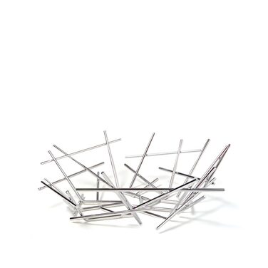 Блюдо 33х10,5х32 см металлик Blow Up Alessi