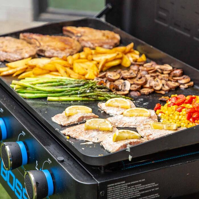 Портативный газовый гриль на 4 горелки, съемный, со столом Pit Boss Ultimate