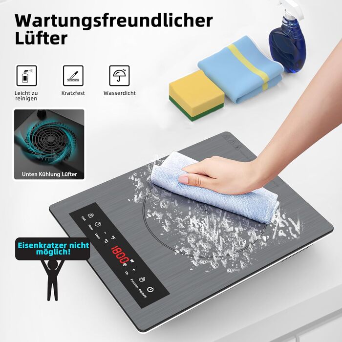 Індукційна варильна поверхня на 1 конфорки 1800 Вт VBGK