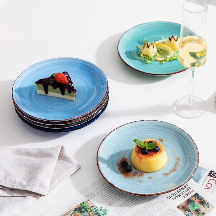 Тарілка для торта з керамограніту, 6 предметів Ø 18,8 см vancasso