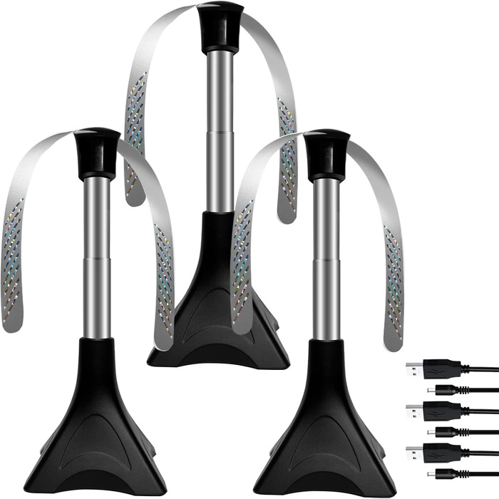 Вентилятор відлякувач мух 3 шт чорний PTHTECHUS