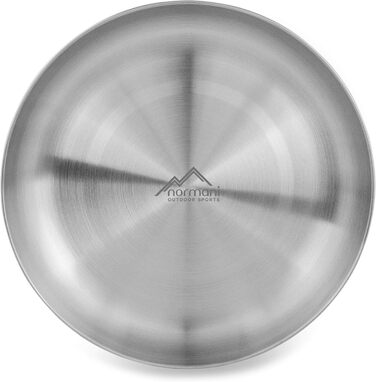 Набір столового посуду для кемпінгу, 6 предметів, синій Normani