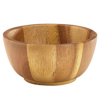 Чаша деревянная 15 x 7 см, 600 мл, акация, GenWare