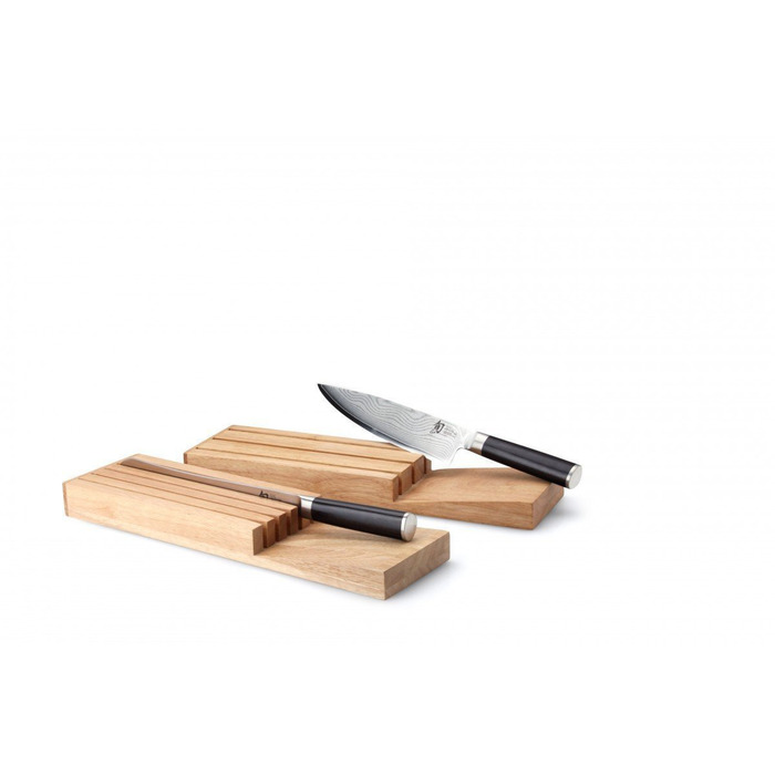 Підставка для ножів на 5 предметів, каучукове дерево 39 х 11 см Continenta