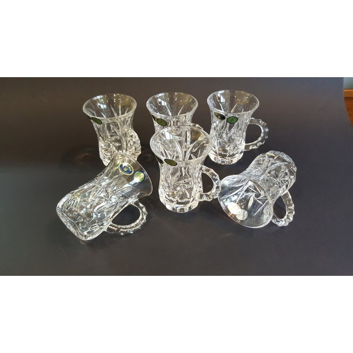 Набір з 6 чашок 120 мл Pinwheell Bohemia