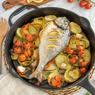 Сковорода-гриль чавунна 34 см BBQ-Toro