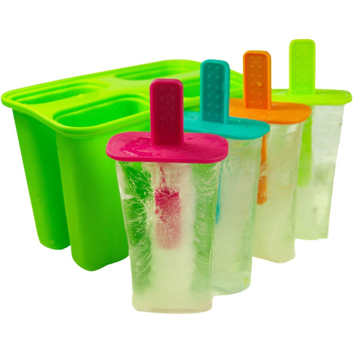 Силіконові форми для морозива, зеленого кольору DEHUB