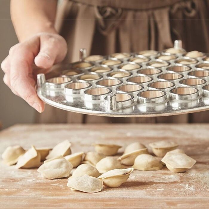 Форма для пельменів, срібна 670 грам GMMH
