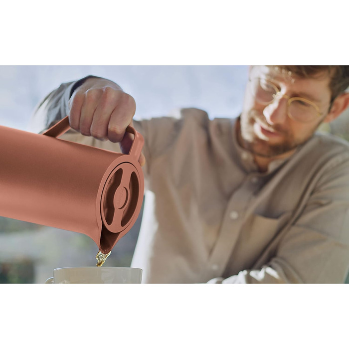 Термоглечик 1 л, теракотовий Motiva Emsa