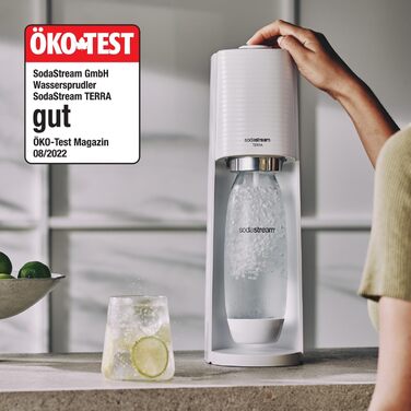 Набір для газування води, 5 предметів, 3 л білий Terra SodaStream