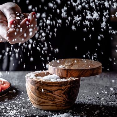 Горщик для солі/спецій-4006528058574 Горщик для солі/спецій, дерево, 9,5 см, 4006528058574