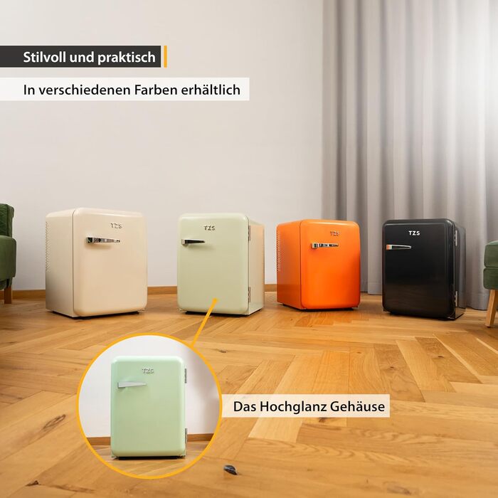Міні-холодильник 40 л м'ятний TZS First Austria
