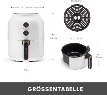 Аерофритюрниця 3,5 літра, 1350 Вт Multifry Karaca