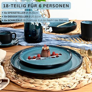 Кам&39яні миски для пасти 6 предметів, набір мисок для пасти на 6 осіб, набір мисок можна мити в посудомийній машині та використовувати в мікрохвильовій печі, велика багатофункціональна миска темно-сірого кольору 750 мл VALUE COLLECTION (Vigo, набір посуд