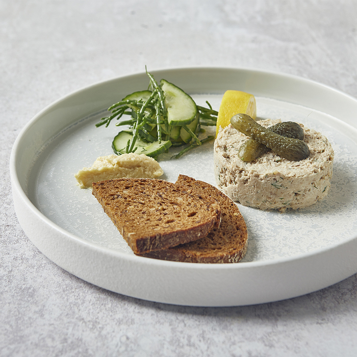 Тарелка презентационная 25*3.5 см с низким вертикальным бортом, Incise Porcelain Lustre, GenWare