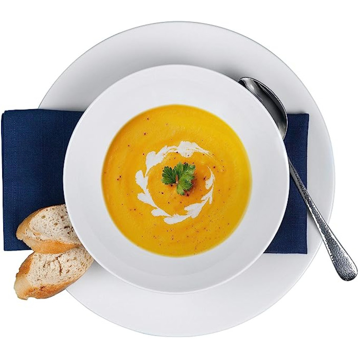 Набір тарілок 12 предметів білий Fashion Seltmann