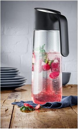 Графин для воды с ручкой 1 л черный Nuro WMF