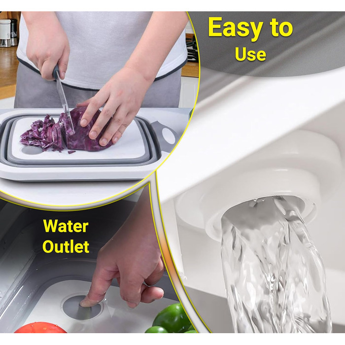 Миска для миття посуду зі обробною дошкою Neez