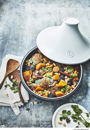 Тажин 27 см білий/грифельний Delight Emile Henry