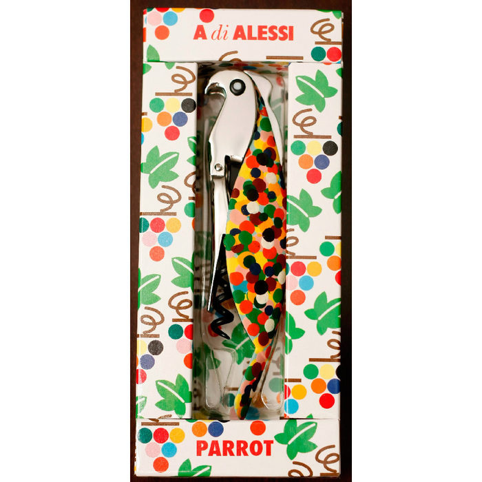Штопор 2, 5x13x3 см мульти Parrot Alessi