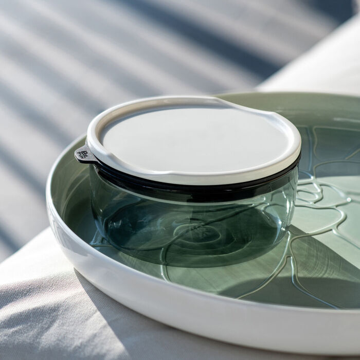 Ланч-бокс круглий 13x6 см, білий / сірий ToGo&ToStay Villeroy & Boch