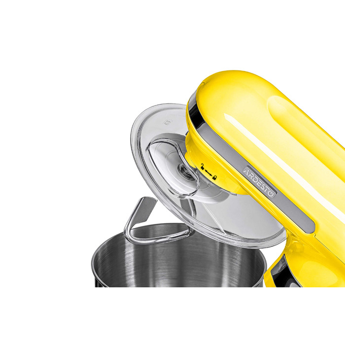 ARDESTO Міксер планетарний 800Вт, насадки-3, чаша-нерж., метал, 4л, Pulse-режим, жовтий