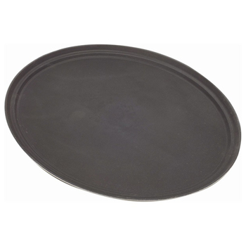 Поднос официанта, камаз антислип 585*787 мм, овальный, Genware