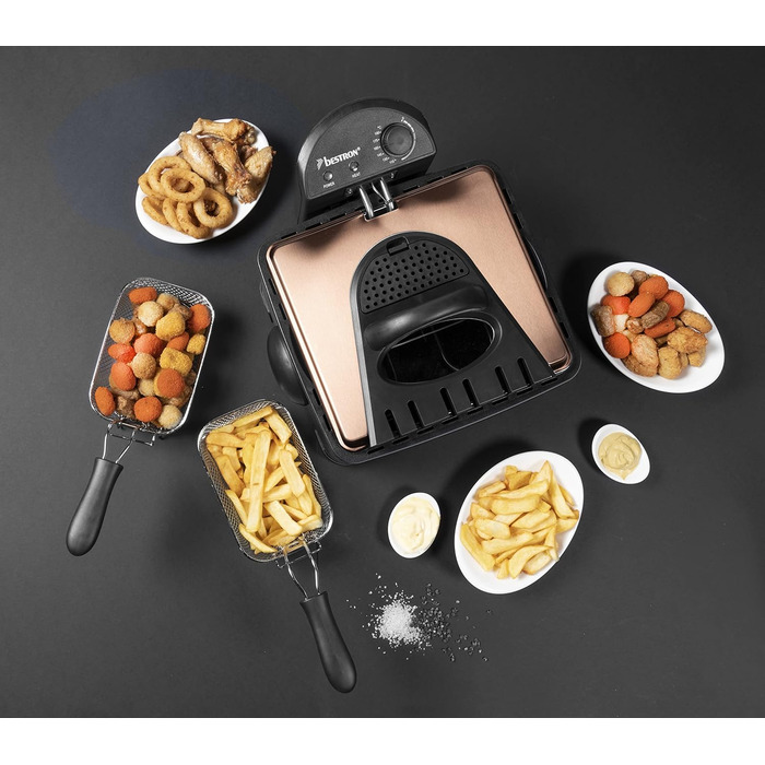 Фритюрниця з 3 кошиками для смаження 2000 Вт Bestron
