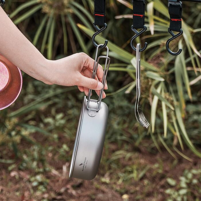 Титановые кастрюли со складной ручкой Ti1096T Boundless Voyage