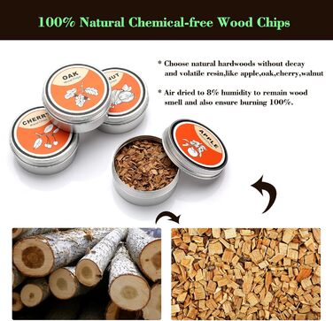 Набір для копчення коктейлів 8 предметів TMEOIIPY