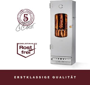 Високоякісна коптильня для копчення з нержавіючої сталі KAISER